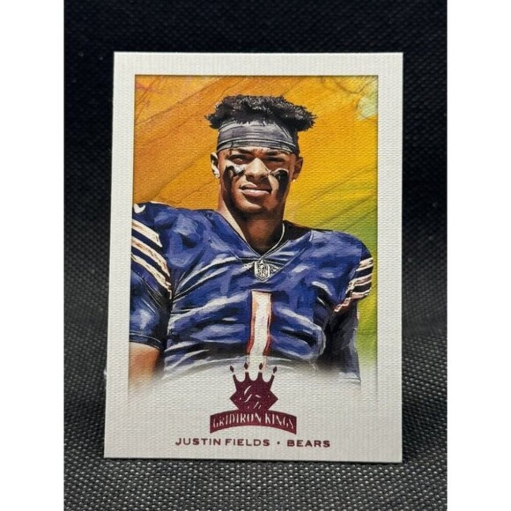 JUSTIN FIELDS 2021 Gridiron Kings Football PINK Rookie Steelers